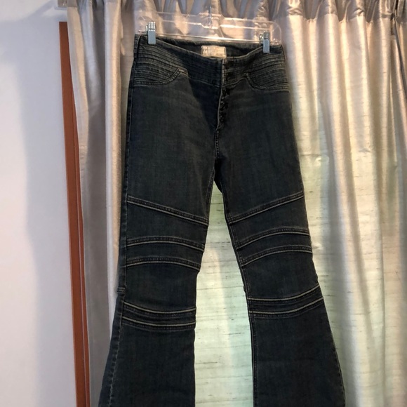 Free People denim flares - Picture 1 of 11